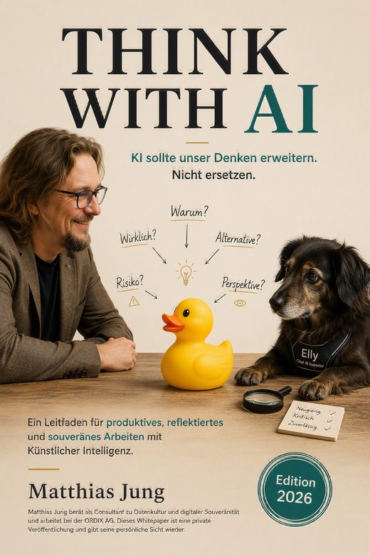Buchcover THINK WITH AI — Edition 2026 von Matthias Jung